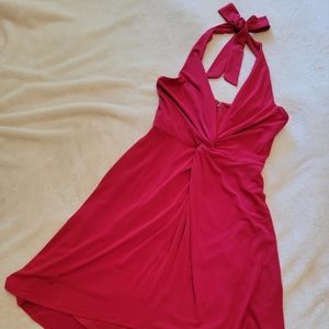 Like New Max and Cleo Red Halter Dress 2